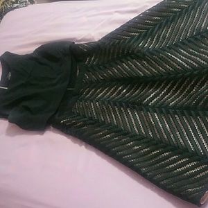 Black and rose gold dress size:8